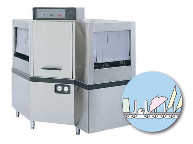 フジマック コンベアタイプ洗浄機・アドバンスシリーズ FAD151  LPG(プロパンガス) - 7